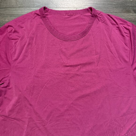 Lululemon Men's The Fundamental Long Sleeve Shirt - Pink - Picture 3 of 6